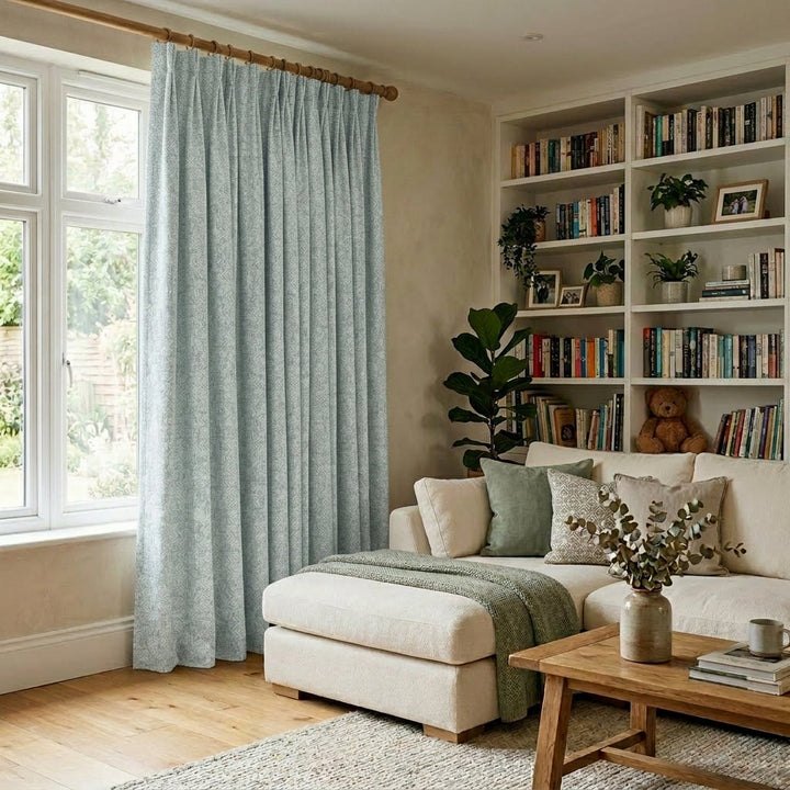 Virelia Leaf Cotton Blend Curtain