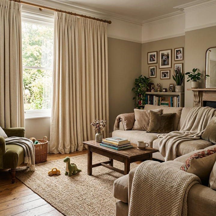 Aureline Brushed Blend Curtain