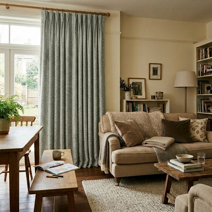 Celesse Baroque Pattern Blend Curtain