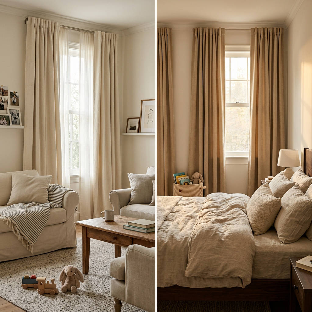 Marovia Brushed Blend Curtain
