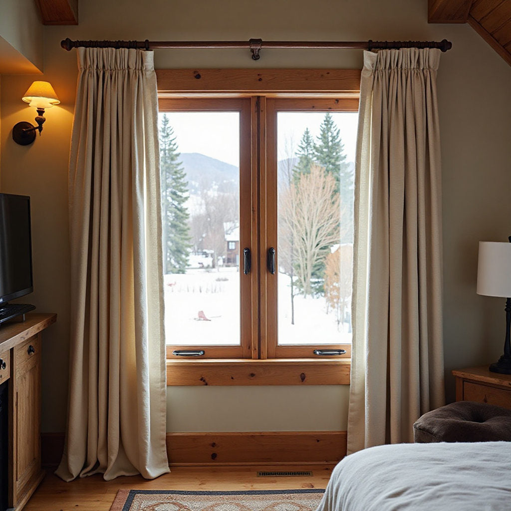 Celesse Brushed Cotton Blend Curtain