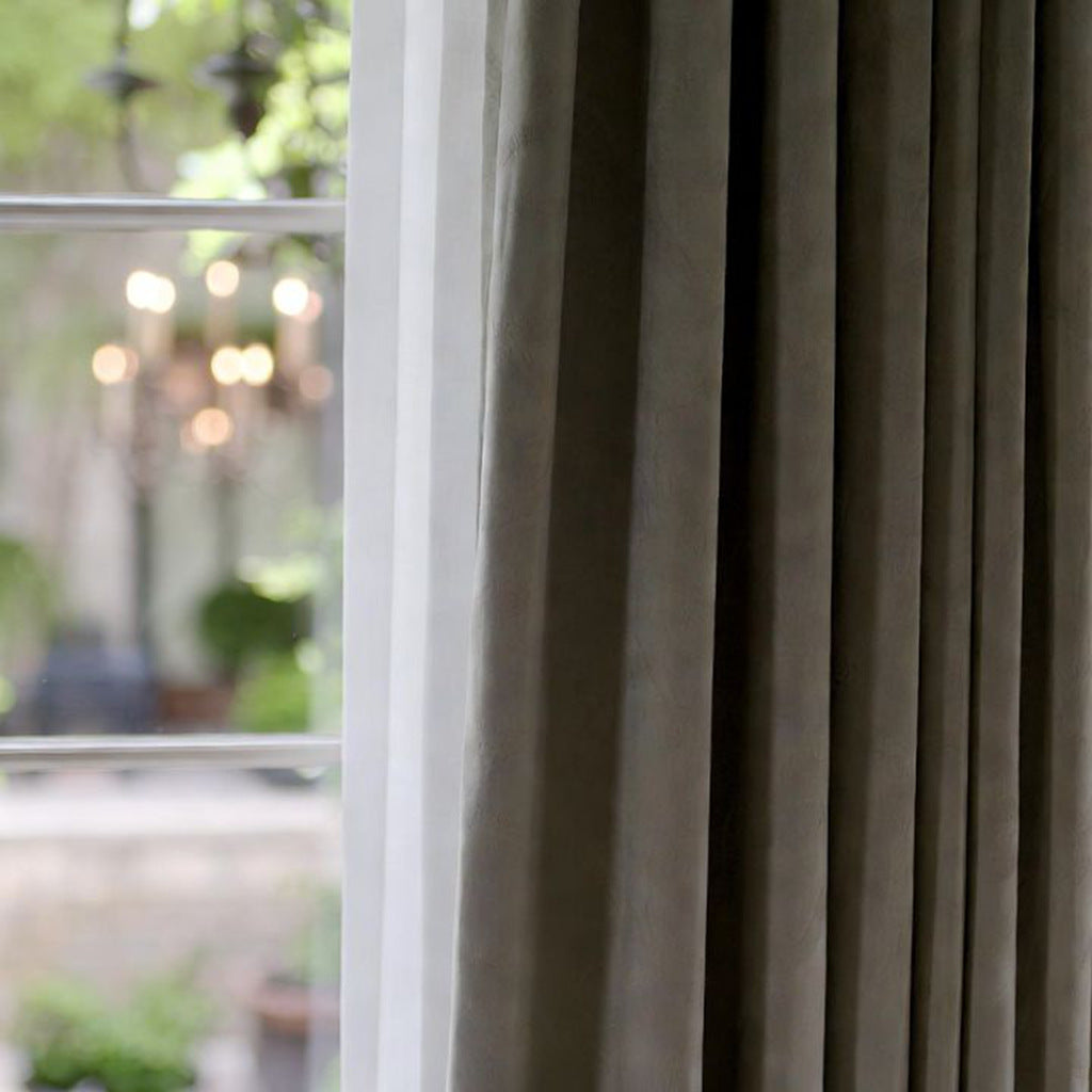 Norvane Textured Polyester Blend Curtain
