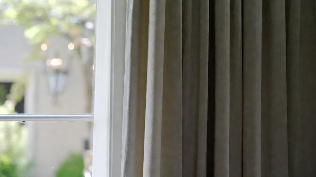 Virelia Herringbone Blend Curtain