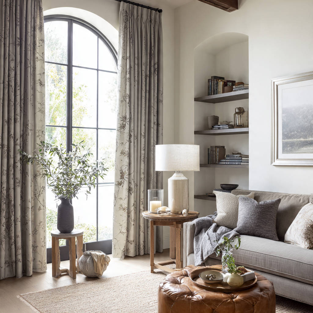 Virelia Floral Blend Curtain