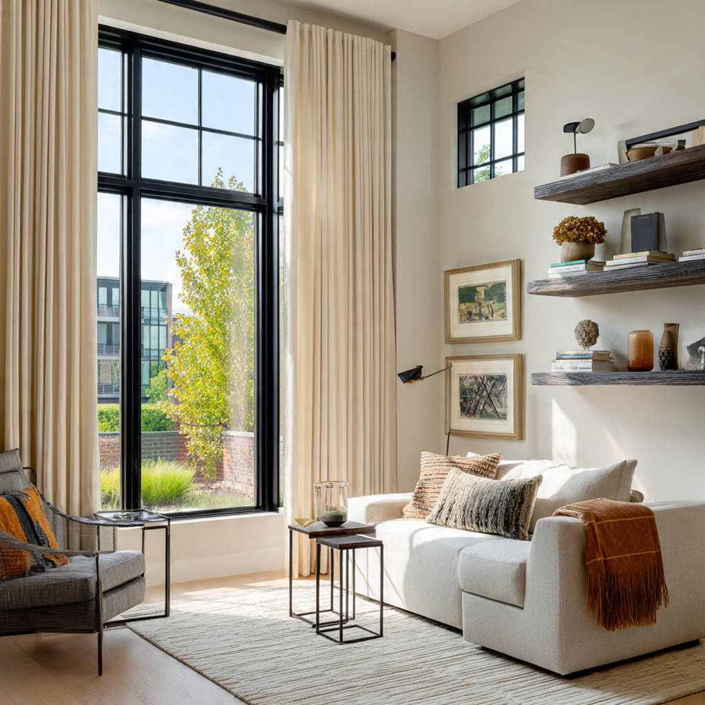 Velmora Woven Blend Curtain