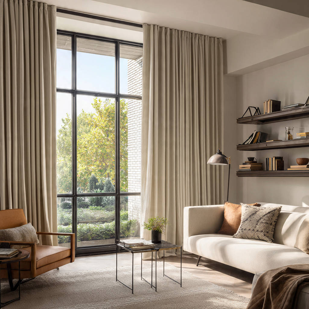 Norvane Brushed Cotton Blend Curtain