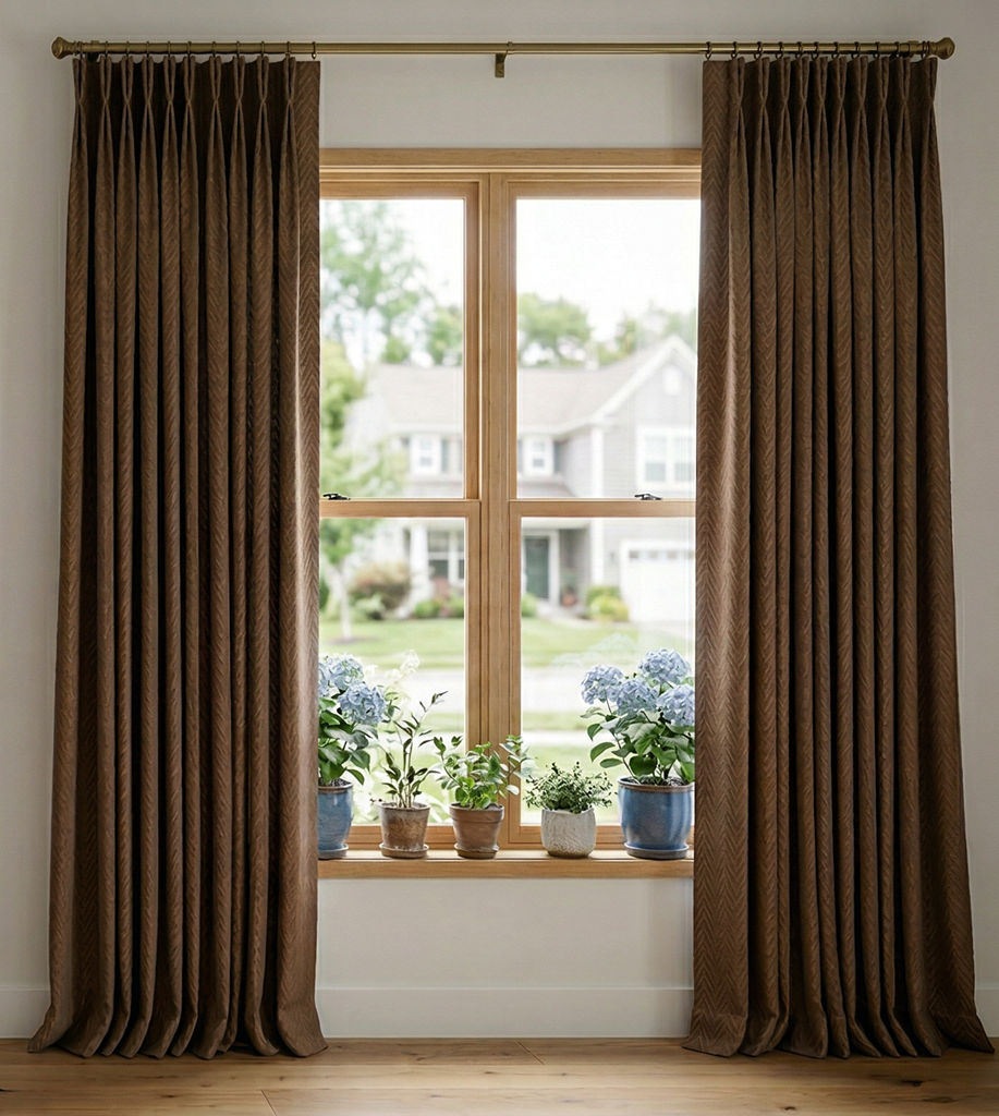 Celesse Botanical Cotton Blend Curtain