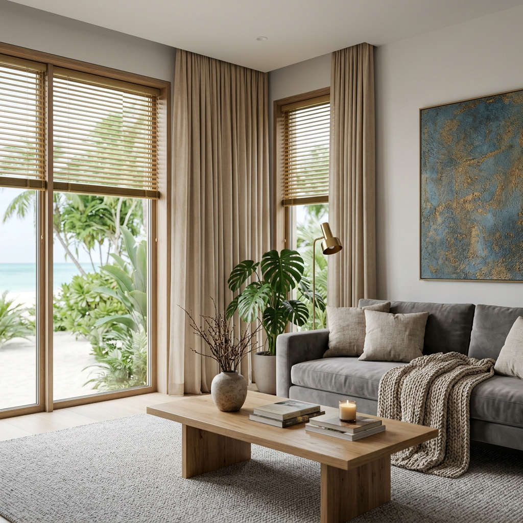 Marovia Brushed Blend Curtain