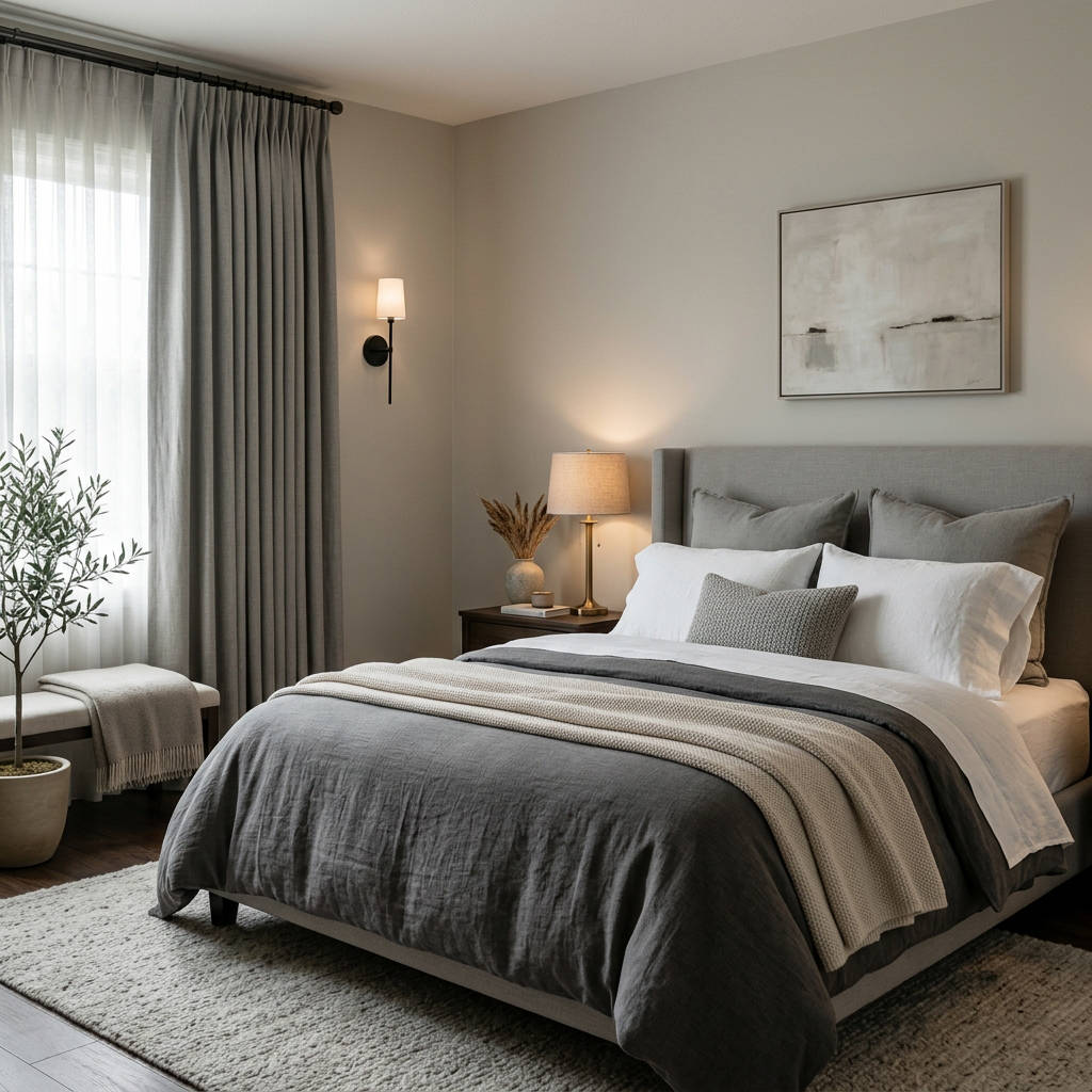 Celesse Brushed Cotton Blend Curtain