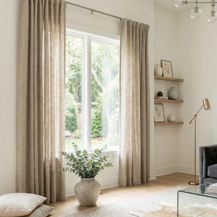 Phase Classic Linen Drape Pleated