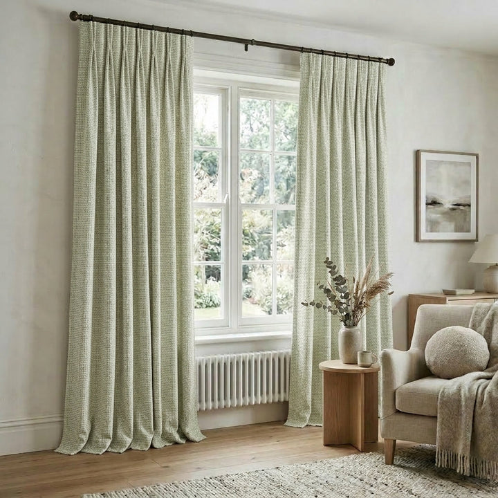 Marovia Textured Polyester Blend Curtain