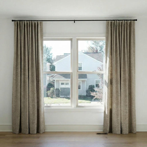 Phase Classic Herringbone Weave Curtain