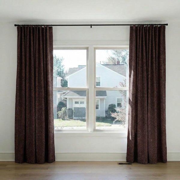Phase Classic Herringbone Weave Curtain