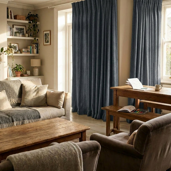 Norvane Textured Polyester Blend Curtain