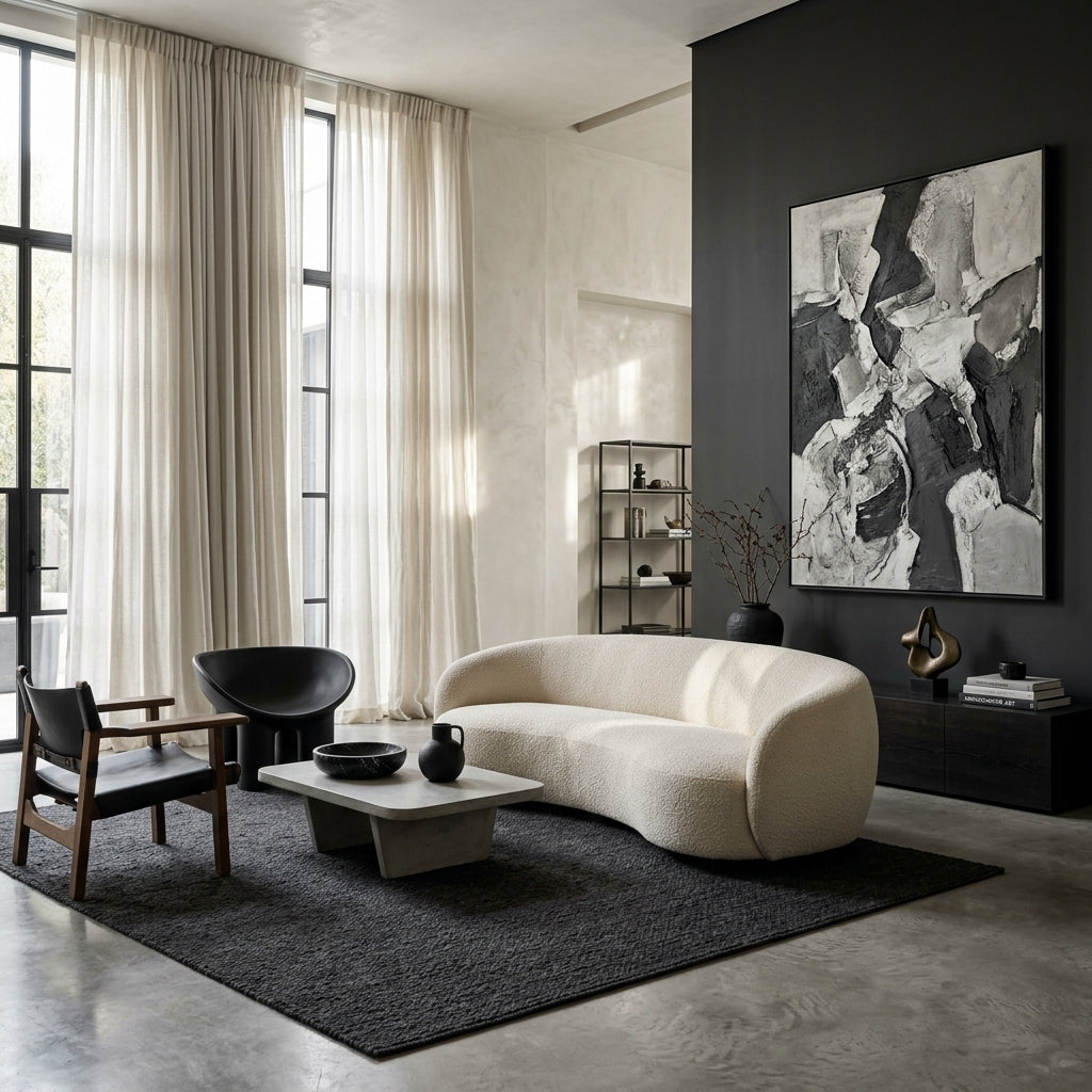 Artful contrast