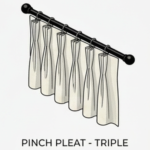 PINCH PLEAT TRIPLE