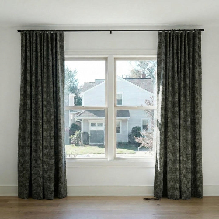 Phase Classic Herringbone Weave Curtain