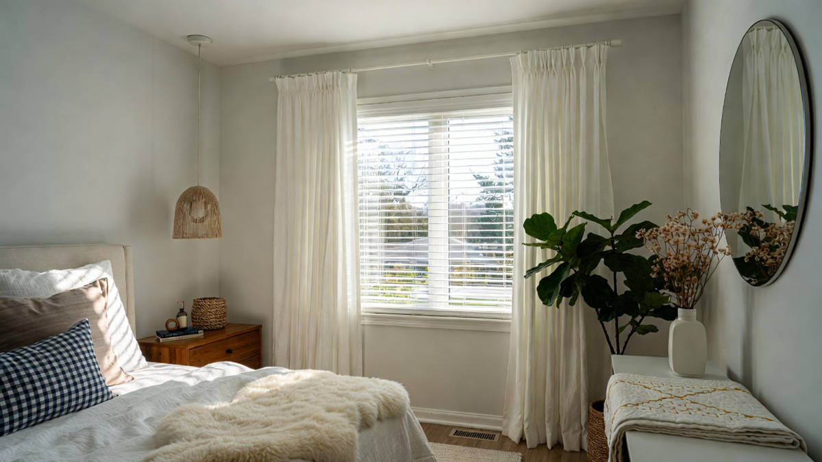 Phase Classic Linen Drape Pleated
